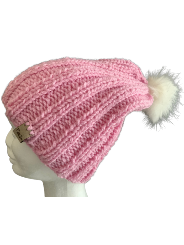 Pink Musk Rib Beanie - Image 5