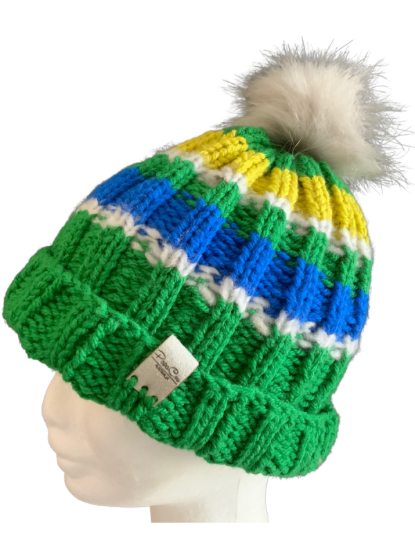 Parakeet Green Rib Beanie - Image 3