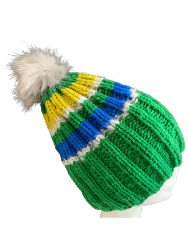 Parakeet Green Rib Beanie - Image 4