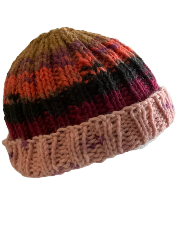 Crisp Autumn Ribbed Beanie - Image 4