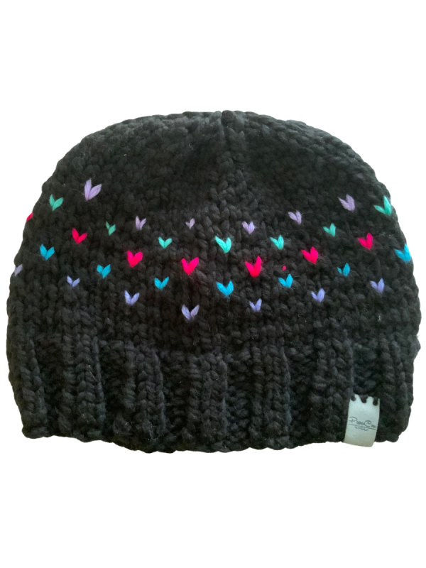 Black Lovin' Hearts Beanie - Image 4