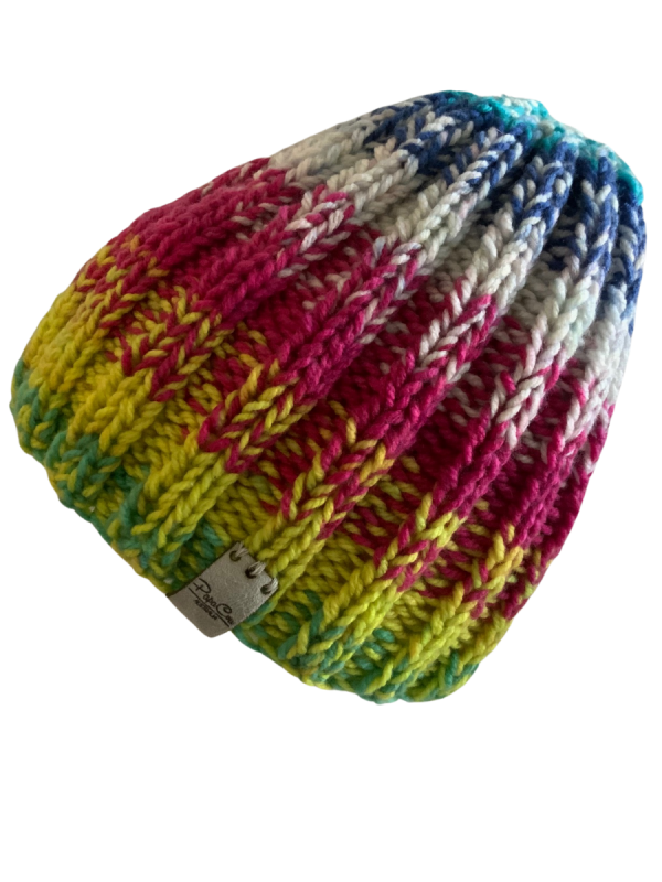 Harlequin Rib Beanie - Image 3