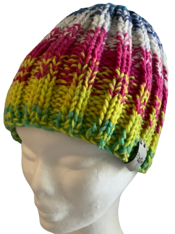 Harlequin Rib Beanie - Image 4