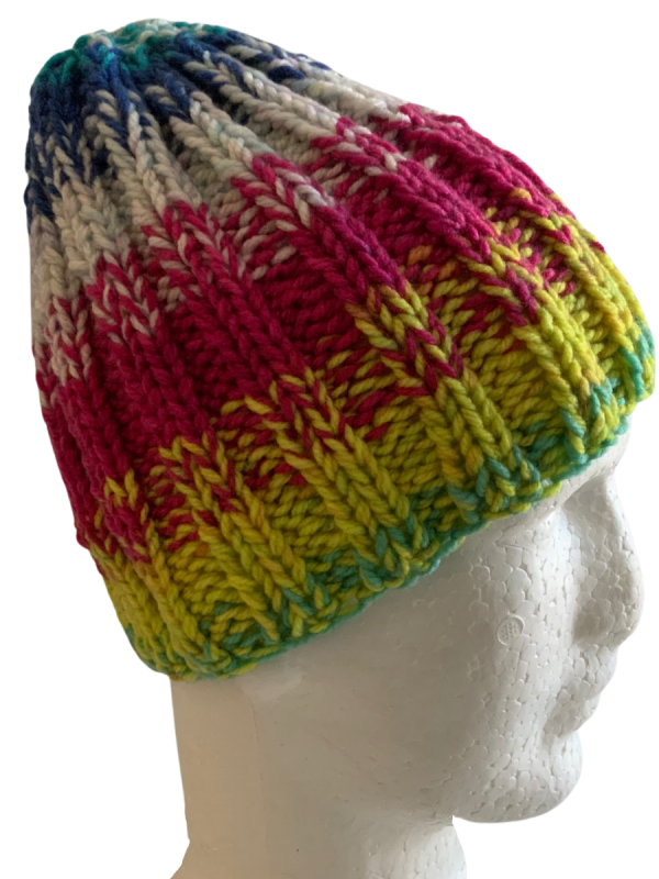 Harlequin Rib Beanie - Image 5