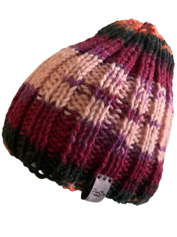 Opulent Wine Ribbed Beanie