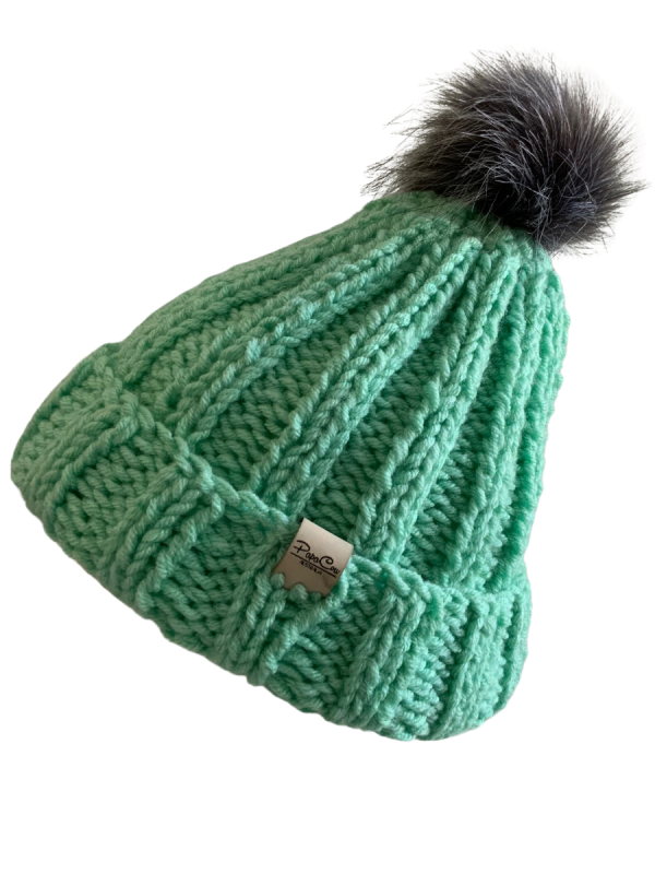 Seafoam Green Rib Beanie