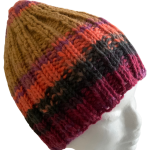 Autumn Leaves Ribbed Beanie - Image 3