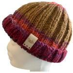Autumn Leaves Ribbed Beanie - Image 4