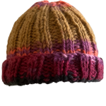 Autumn Leaves Ribbed Beanie - Image 5