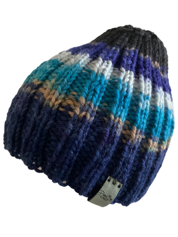 Deep Waters Ribbed Beanie - Image 3