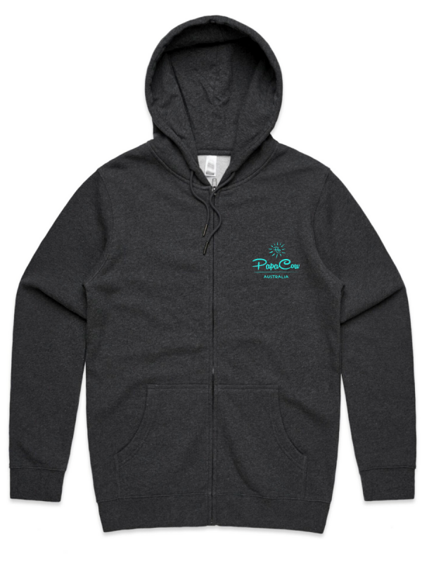 Men's Heavy Weight Zip Hood - TIDE POOL LOGO