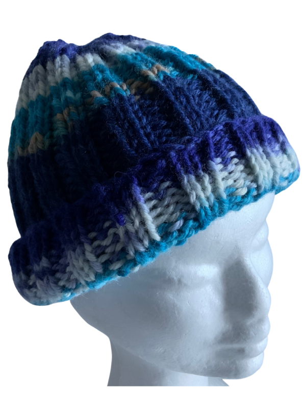Blue Waters Ribbed Beanie - Image 7