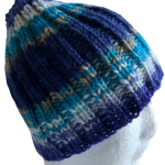 Blue Waters Ribbed Beanie - Image 4
