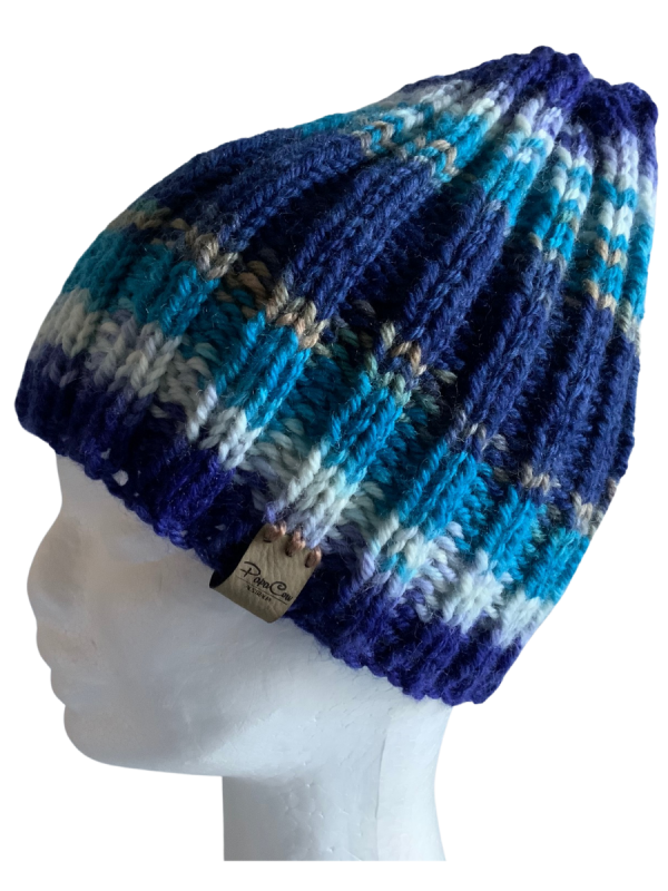 Blue Waters Ribbed Beanie - Image 6