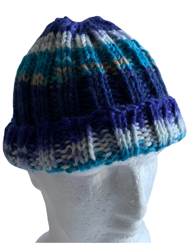 Blue Waters Ribbed Beanie - Image 5