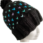 Raven Lovin' Hearts Beanie