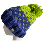 Cornflower & Lime Lovin' Hearts Beanie - Image 4