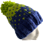 Cornflower & Lime Lovin' Hearts Beanie - Image 5