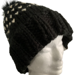 Coal Black Lovin' Hearts Beanie - Image 4