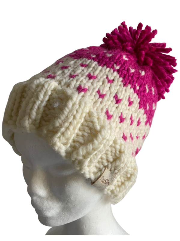 Strawberry & Cream Lovin' Hearts Beanie - Image 2