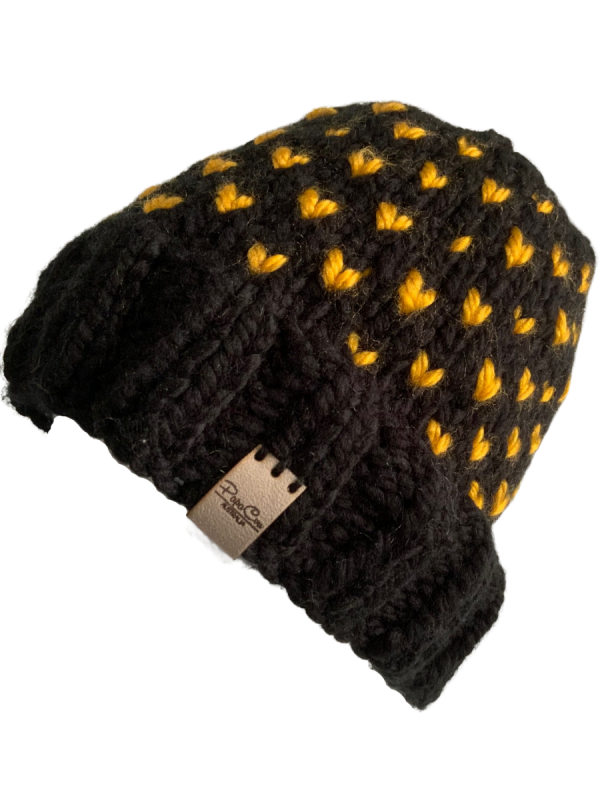 Bee Hive Lovin' Hearts Beanie - Image 3