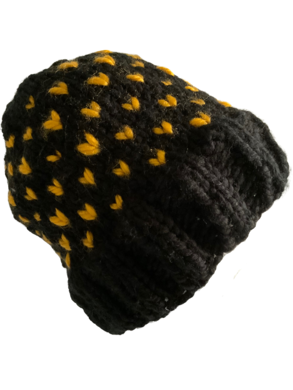 Bee Hive Lovin' Hearts Beanie - Image 2