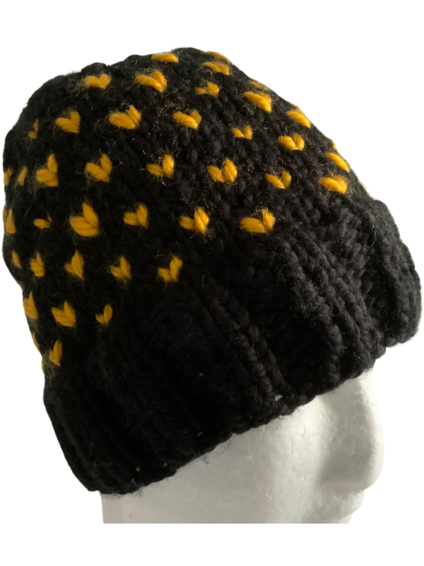Bee Hive Lovin' Hearts Beanie - Image 4