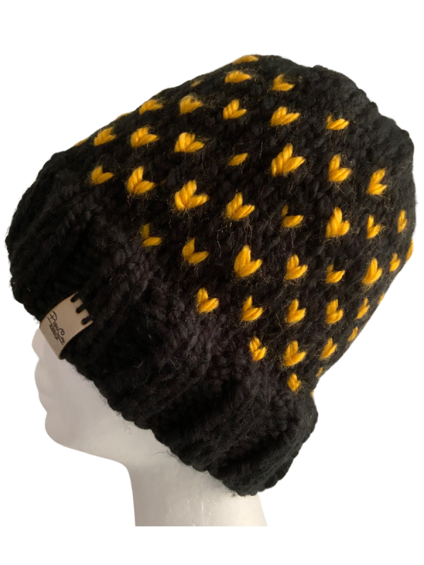 Bee Hive Lovin' Hearts Beanie - Image 5
