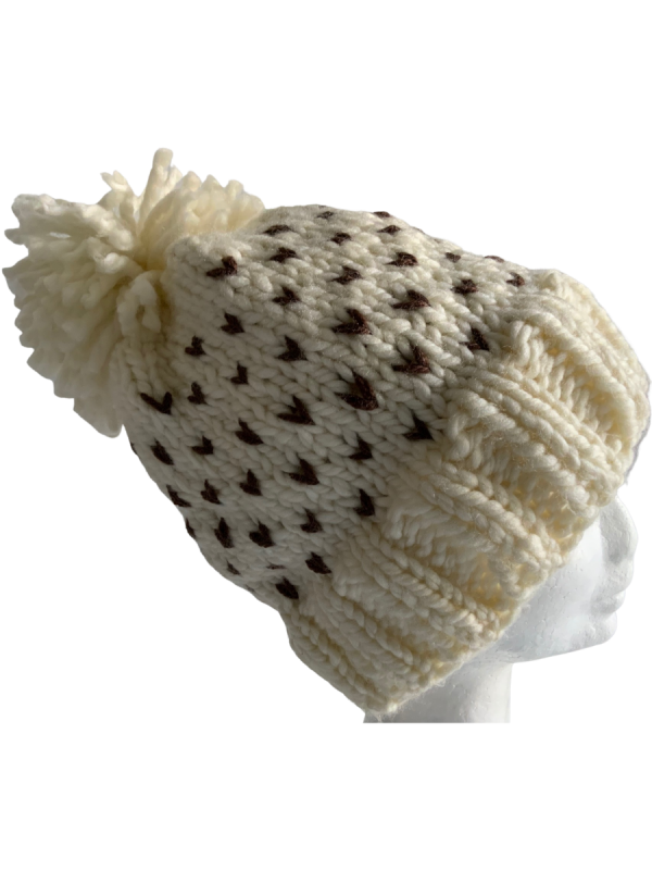 Chocolate Chip Lovin' Hearts Beanie - Image 5