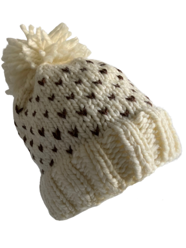Chocolate Chip Lovin' Hearts Beanie - Image 3