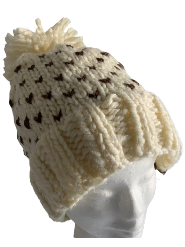 Chocolate Chip Lovin' Hearts Beanie