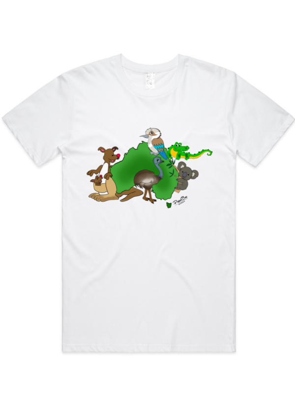 Men's Graphic T-Shirt - AUSSIE AUSSIE AUSSIE