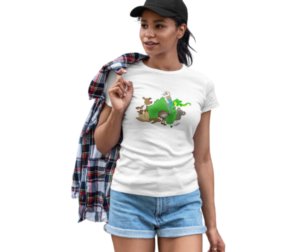 Women's Graphic T-Shirt - AUSSIE AUSSIE AUSSIE