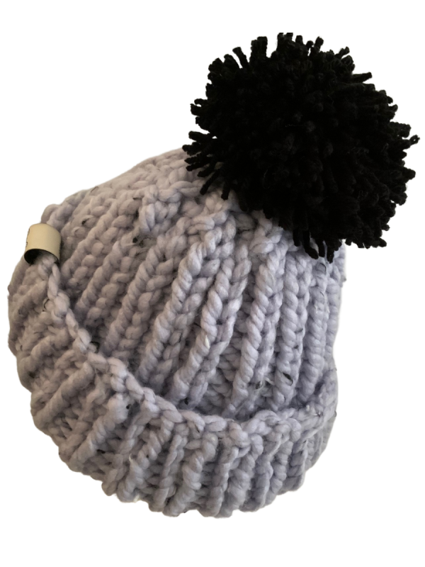 Wisteria Chunky Ribbed Beanie - Image 2