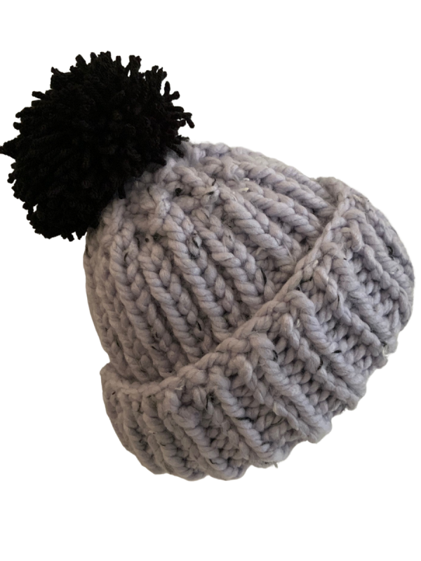 Wisteria Chunky Ribbed Beanie