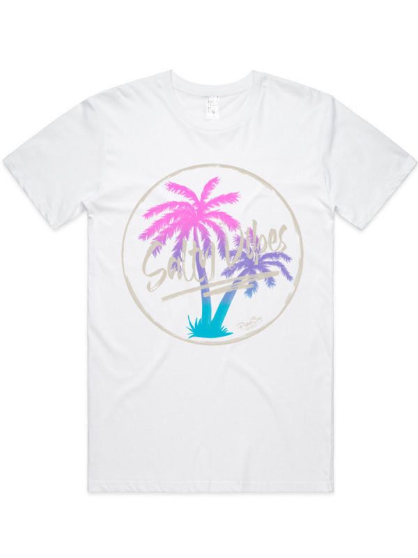 Men's Graphic T-Shirt - SALTY VIBES - Image 2