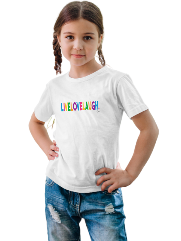 Kid's T-Shirt - LIVE LOVE LAUGH - Image 3