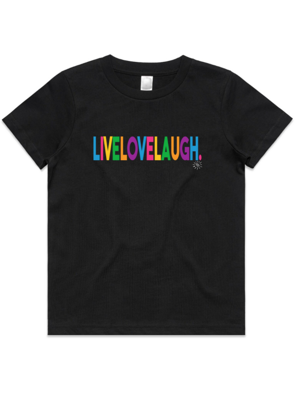Kid's T-Shirt - LIVE LOVE LAUGH - Image 2