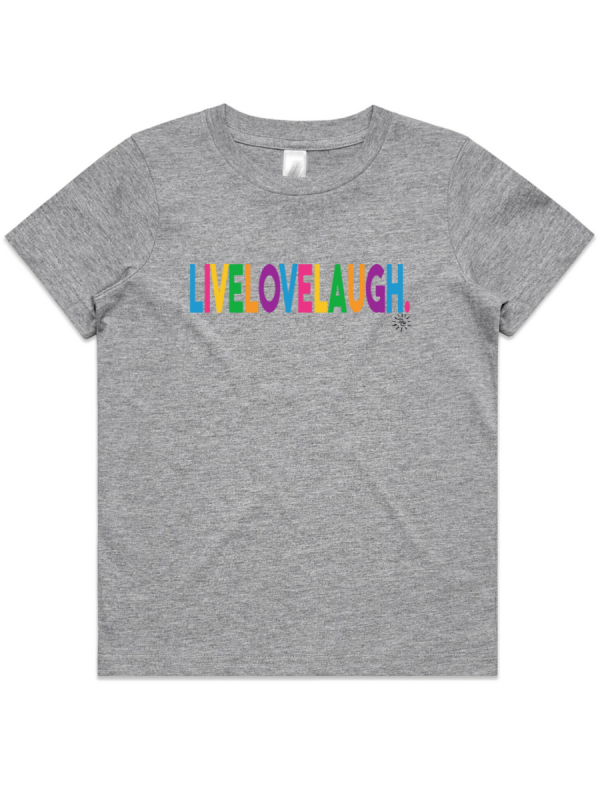 Youth T-Shirt - LIVE LOVE LAUGH - Image 5