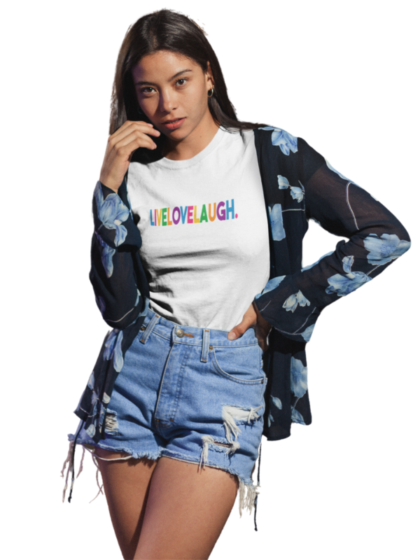 Youth T-Shirt - LIVE LOVE LAUGH - Image 2