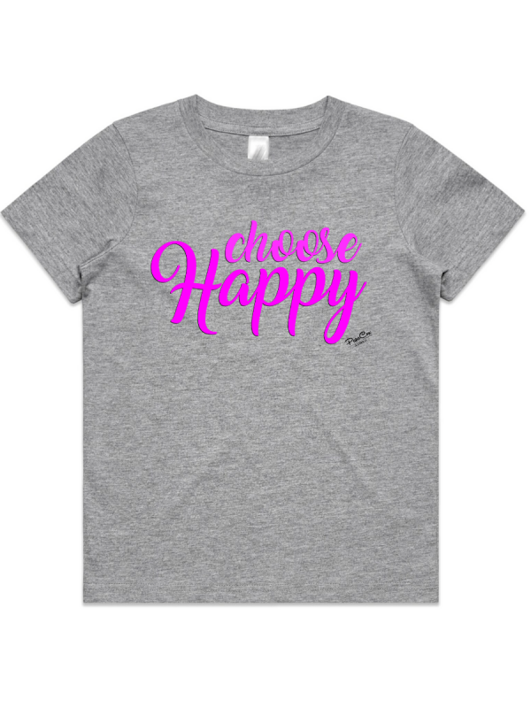 Youth T-Shirt - CHOOSE HAPPY - Image 2
