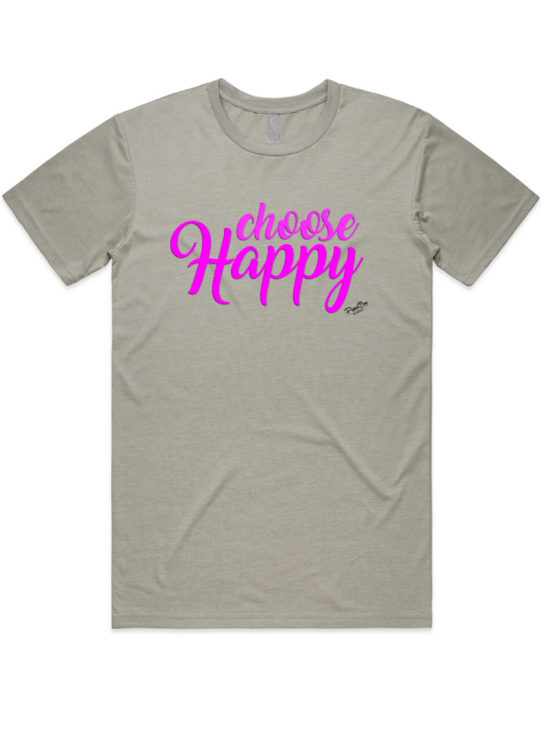 Women's Graphic T-Shirt - CHOOSE HAPPY - Image 4