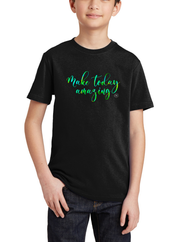 Kid's T-Shirt - MAKE TODAY AMAZING-MULTI - Image 3