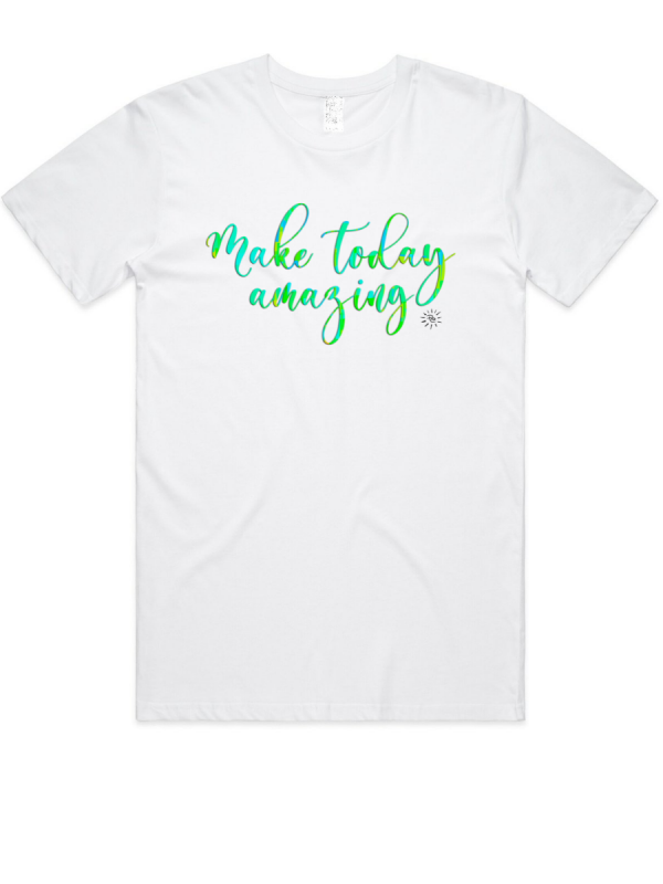 Women's Graphic T-Shirt - MAKE TODAY AMAZING-MULTI