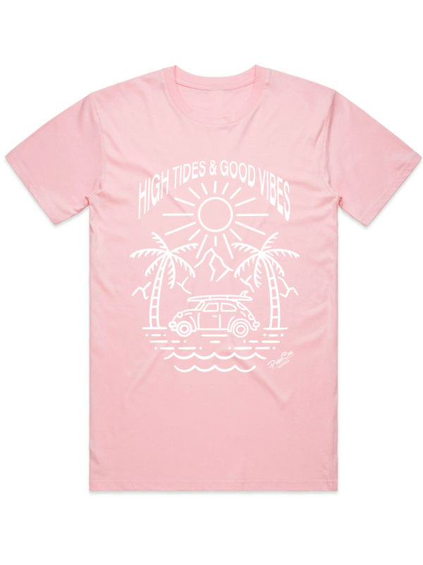 Women's Graphic T-Shirt - COASTAL MAGIC-WHITE