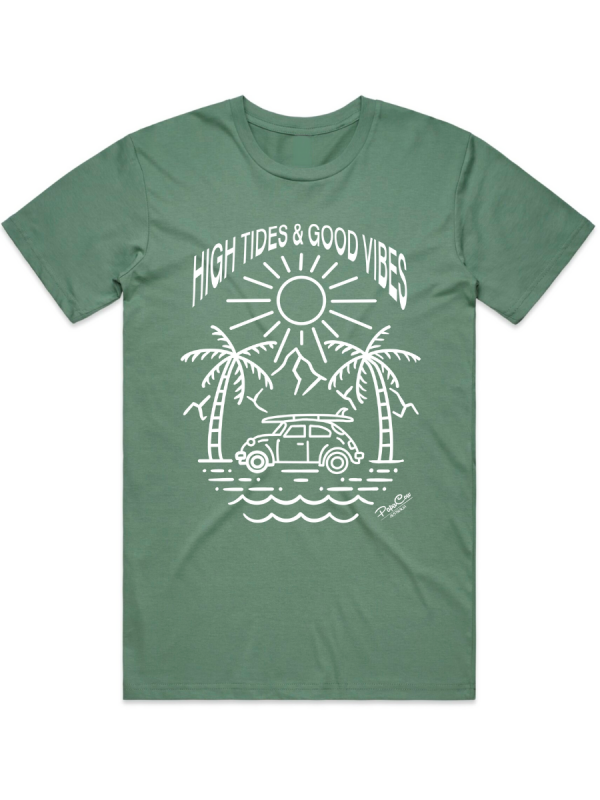Men's Graphic T-Shirt - COASTAL MAGIC-WHITE