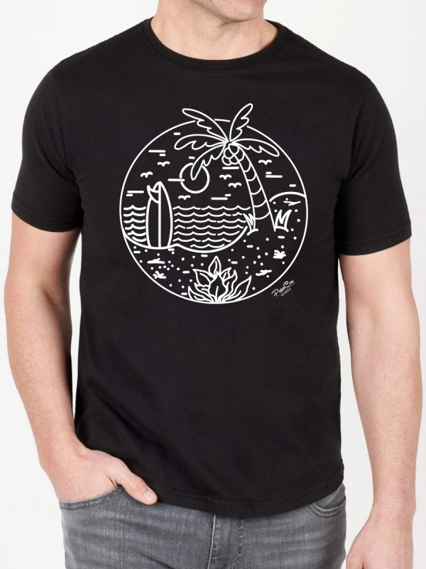 Men's Graphic T-Shirt - PARADISE - Image 3