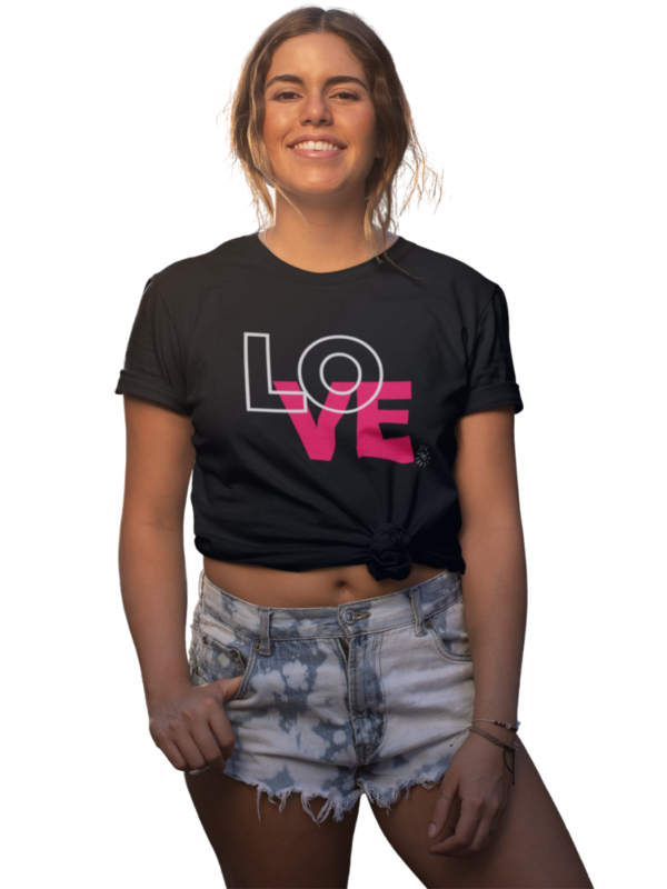 Youth T-Shirt - PEACH LOVE - Image 4