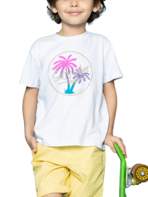 Kid's T-Shirt - SALTY VIBES - Image 3