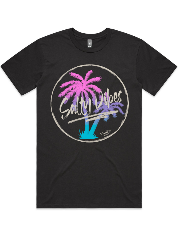 Men's Graphic T-Shirt - SALTY VIBES - Image 4